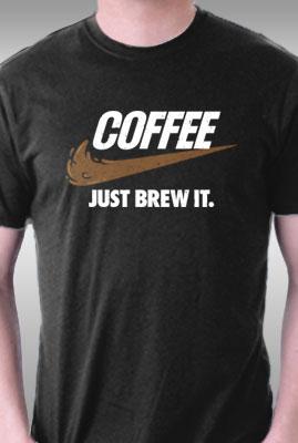 Teefury Just Brew It By Mikehandyart