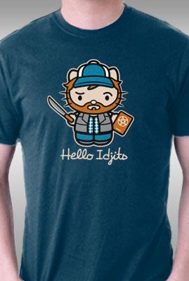 Teefury Hello Idjits By Matt Parsons