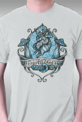 Teefury We're All Mad Here By Manuelda