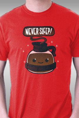 Teefury Never Sleep! By Heypogo