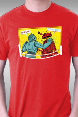 Teefury Sock Em Who-bots By Jkilpatrick