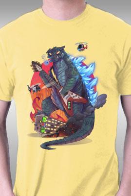 Teefury Gojira Vs. Heavy Metal By Ghosthause