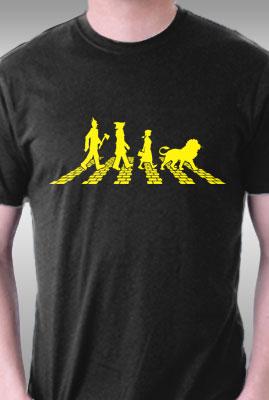 Teefury Yellow Brick Abbey Road By Jbaz