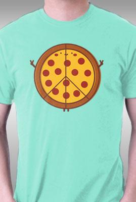 Teefury Peace Of Pizza By Tofusan