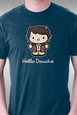 Teefury Hello Douche By Matt Parsons