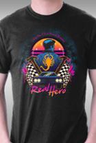 Teefury Real Hero By Bamboota