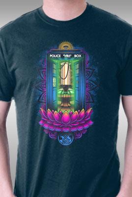 Teefury Enlightened Police Box By Bamboota