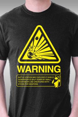 Teefury Empire Warning Label By Ryanastle