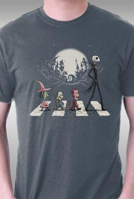 Teefury Halloween Road By Tonycenteno