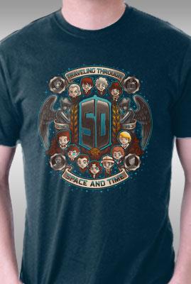 Teefury 50 Years Of Time Lords By Bamboota