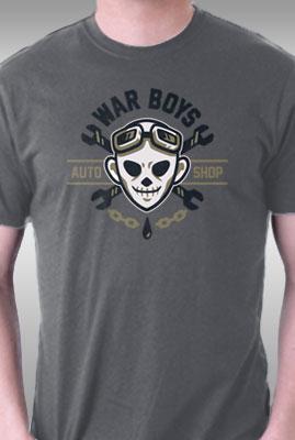 Teefury War Boys Auto Shop By Winterartwork