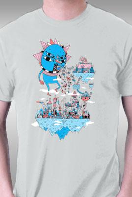 Teefury Apparition Of The Grouchy God By Aphte