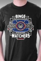 Teefury Binge Watchers Official Member By Katie Campbell