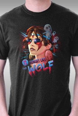Teefury Hungry Like The Wolf By Rockydavies Kids L T-shirts