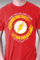 Teefury Time Traveler's Club - Central City By Alecxpstees