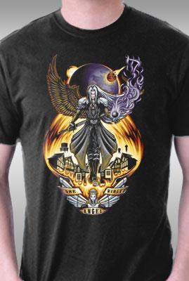 Teefury One Winged Angel By Trulyepic