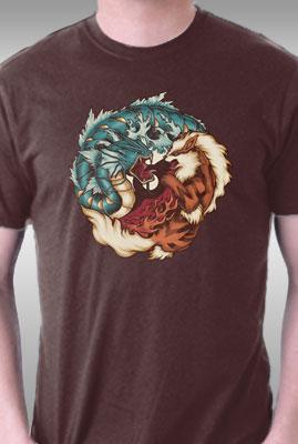 Teefury The Tiger And The Dragon By Meganlara