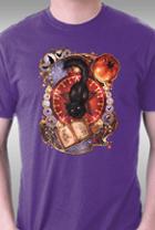 Teefury Black Cat Magic By Srj Art