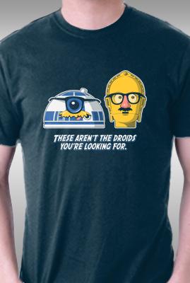 Teefury Not The Droids By Powerpig