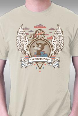 Teefury Fly The Unfriendly Skies By Beware1984 Kids L T-shirts