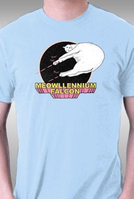 Teefury Meowllenium Falcon By Wytrab8