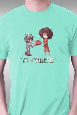 Teefury V Is For Valentine By Otisframpton