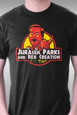 Teefury Jurassic Parks And Rex Creation By Tabners