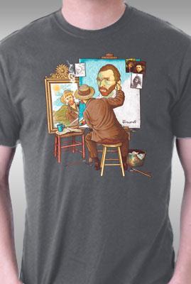 Teefury Van Gogh Triple Self-portrait By Tonycenteno