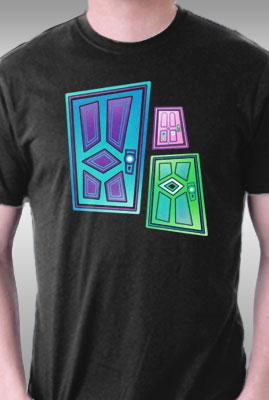 Teefury Pick A Door By Drew Wise