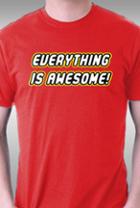 Teefury Everything Is Awesome By Fishbiscuit