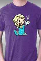 Teefury Vintage Snow Queen By Harebrained