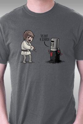 Teefury 'tis But A Scratch By Naolito