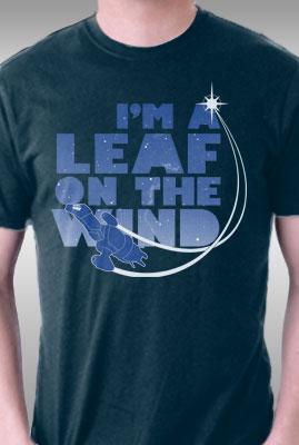 Teefury Leaf On The Wind By Geekchic Tees