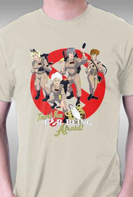 Teefury Thank You For Being Afraid By Rangerrob