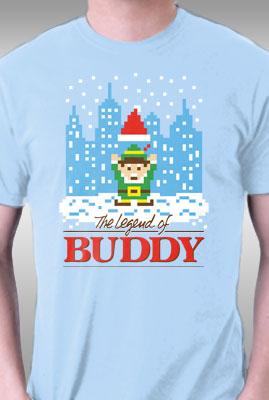 Teefury The Legend Of Buddy By Mikehandyart Kids L T-shirts