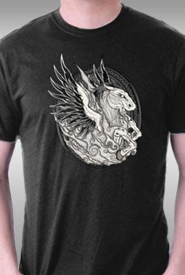 Teefury Hell Horse By Arson