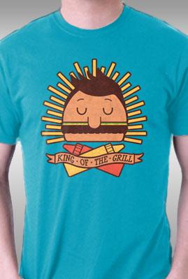 Teefury King Of The Grill By Teo Zed