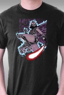 Teefury The Roller Derby Strikes Back By Guitaratomik