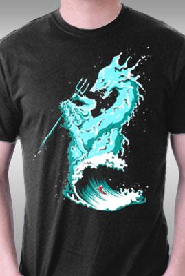 Teefury Ocean Fight By Flying Mouse