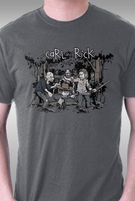 Teefury Carl And Rick By Six Eyed Monster