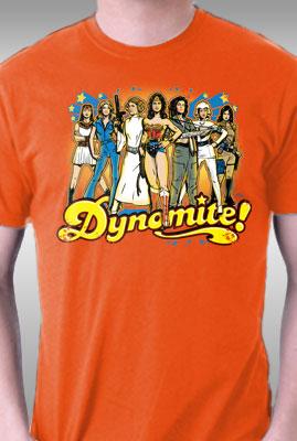 Teefury Dynomite! By Captain Ribman Kids L T-shirts
