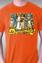 Teefury Dynomite! By Captain Ribman Kids L T-shirts