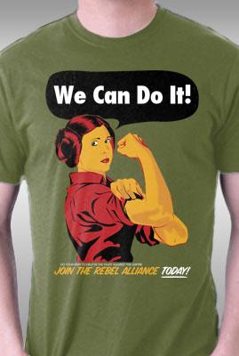 Teefury Leia The Riveter By Thomas G. Sullivan