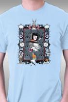 Teefury Portrait Of A Mad Hatter By Onebluebird