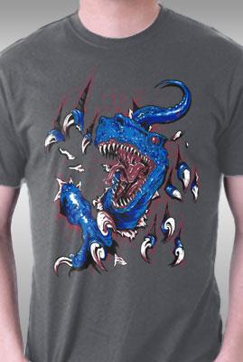 Teefury Dino Attack By Raven