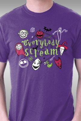 Teefury Everybody Scream By Paulagarcia