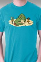 Teefury Beach Hutt Jabba By Sketchboy01 Kids L T-shirts