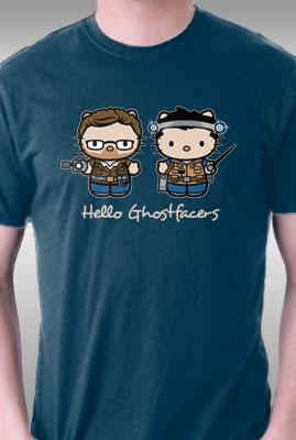 Teefury Hello Ghostfacers By Matt Parsons