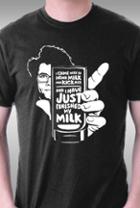 Teefury Drink Milk And Kick Ass By Butcherbilly