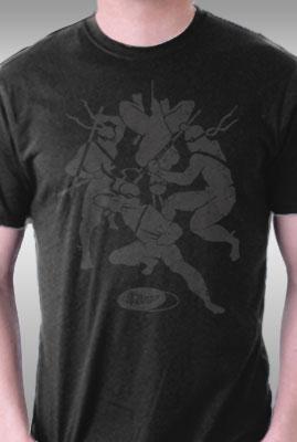 Teefury 4 Ninjas In This Shirt. By Zerobriant